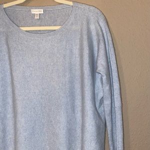 Like new Garnet Hill light blue cashmere sweater